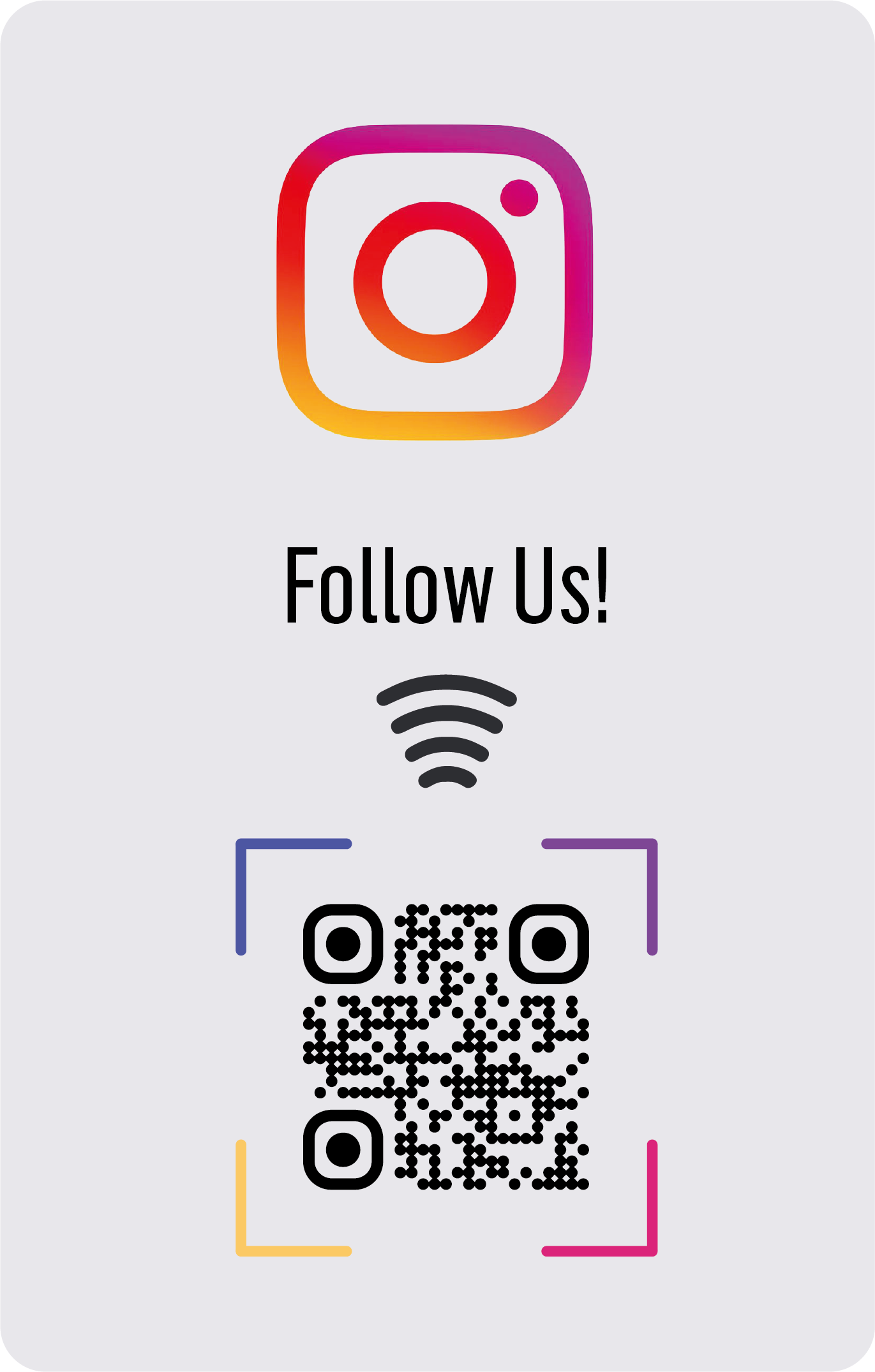 Instagram Takip Kartı NFC